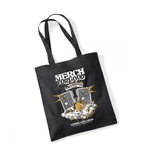 Merch for Good: Living Life Loud Tote Bag