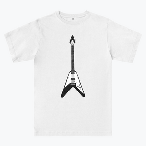Jay Reatard white guitar t-shirt