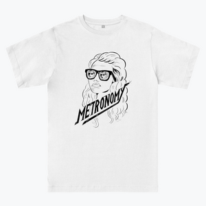Metronomy white t-shirt
