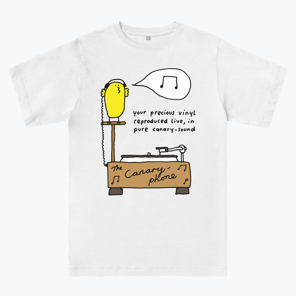 Mr Scruff Canary Bird White T-shirt