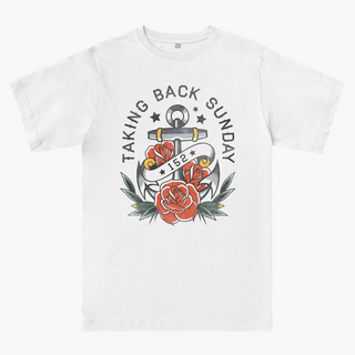 Taking Back Sunday white t-shirt