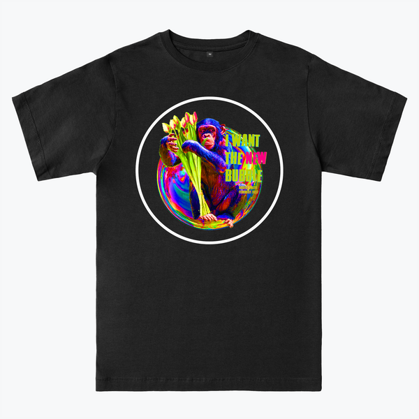The Cure Black Bubble Ape T-shirt