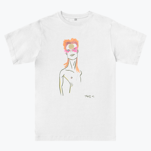 TV On The Radio White Bowie T-shirt